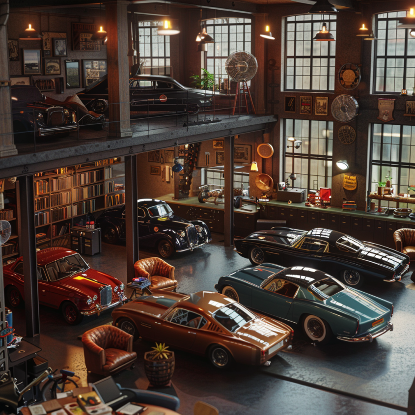 Luxury car storage solutions classic_car_collection_of_10_cars